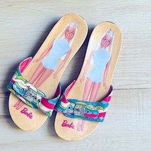 Barbie Dr Scholl Wooden Sandals 9